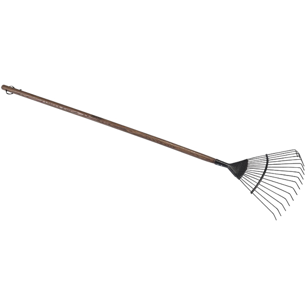 Carbon Steel Lawn Rake With Ash Handle