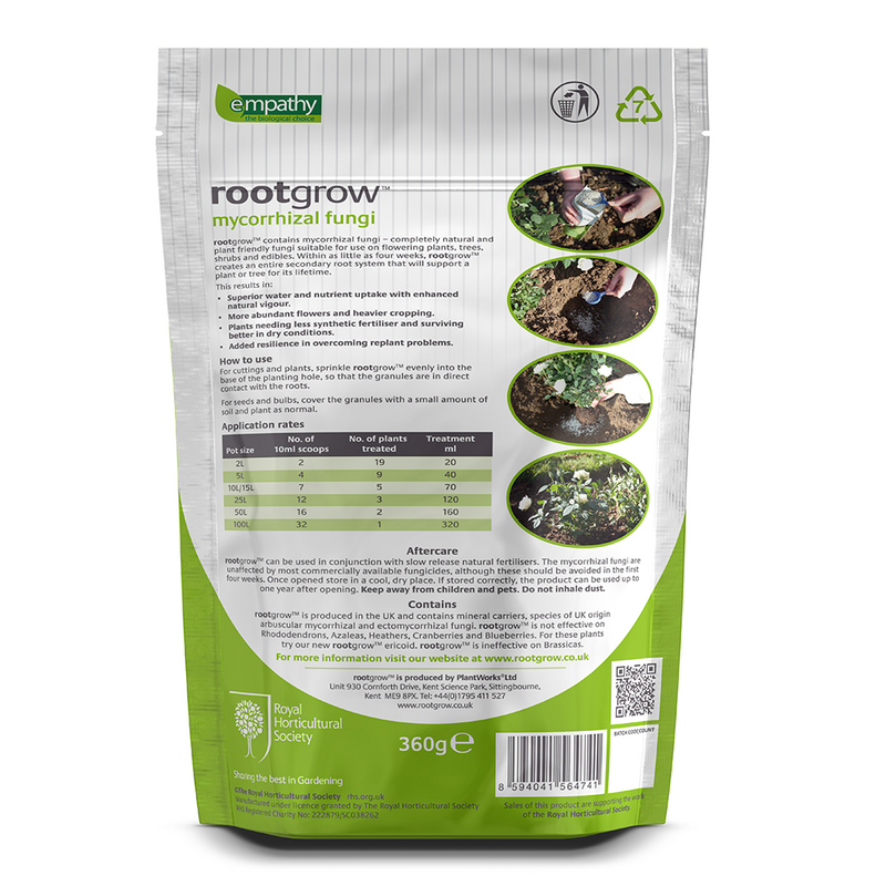 Rootgrow Mycorrhizal Fungi- 360g Bag